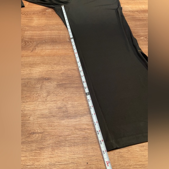 Susan Graver Stretchy Pants Split Leg Detail Size 1X Gold Black Comfortable - Picture 8 of 8